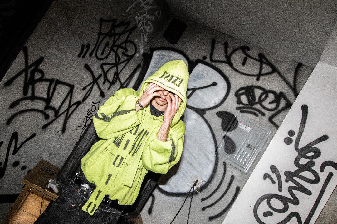 SLIME GREEN EXIST 4 DANK HOODIE