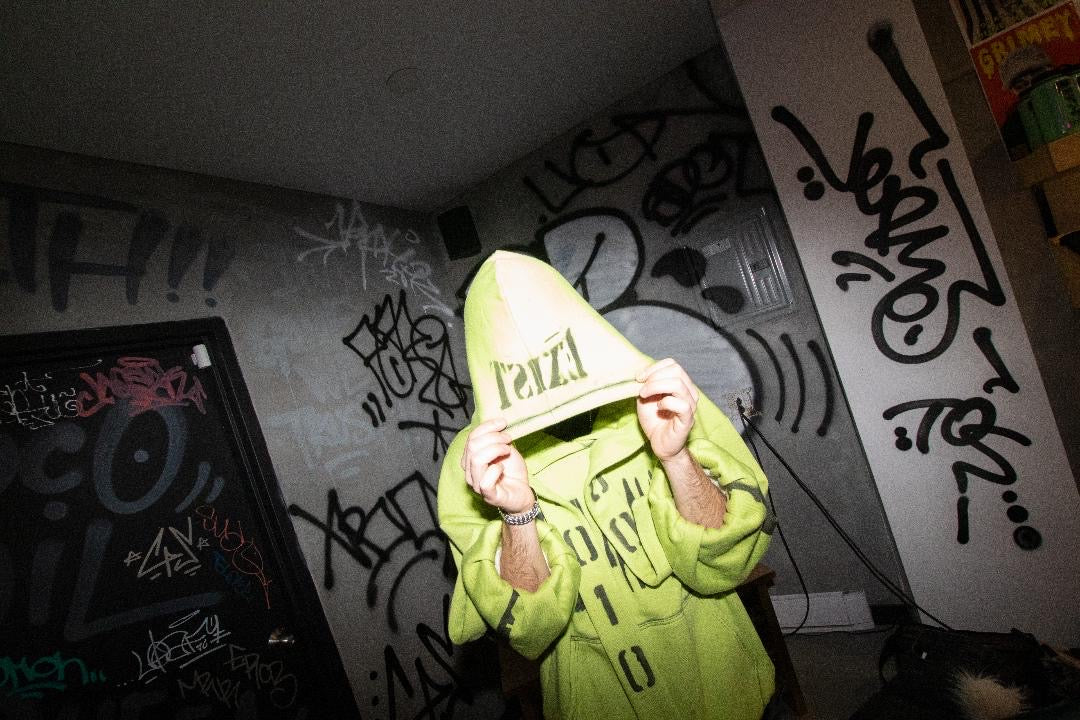 SLIME GREEN EXIST 4 DANK HOODIE