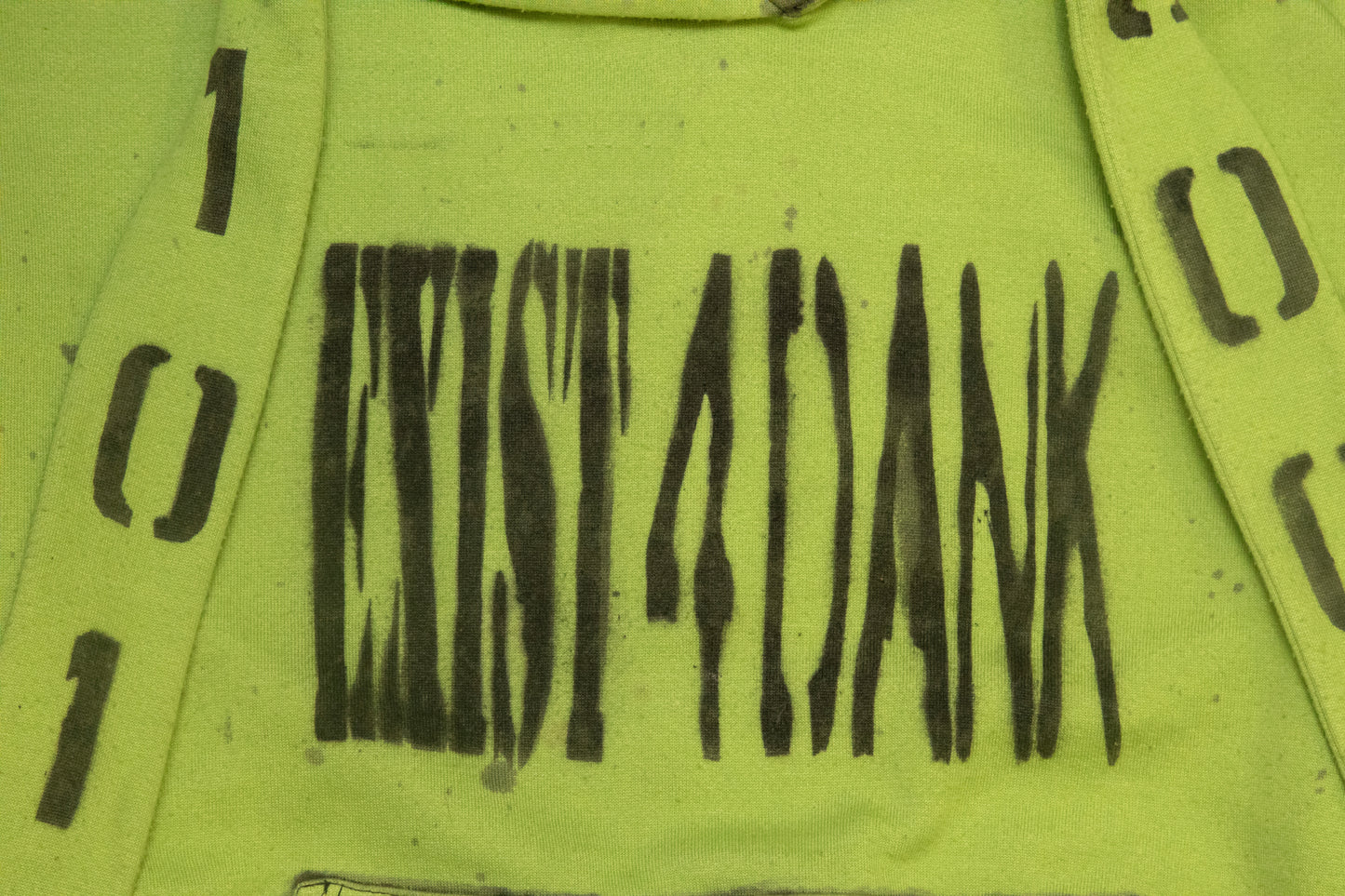 SLIME GREEN EXIST 4 DANK HOODIE