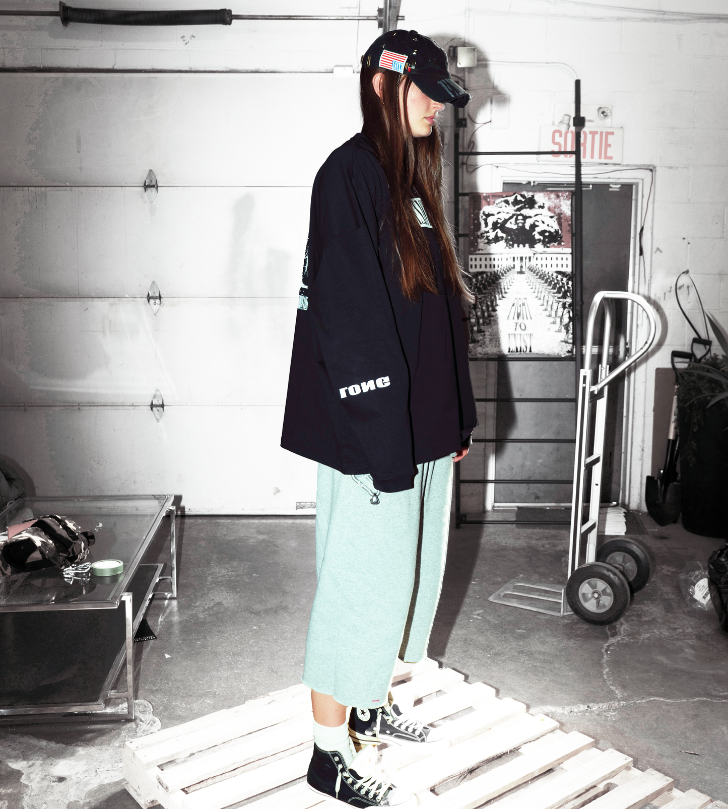 oversized LONG LIVE long sleeve tee