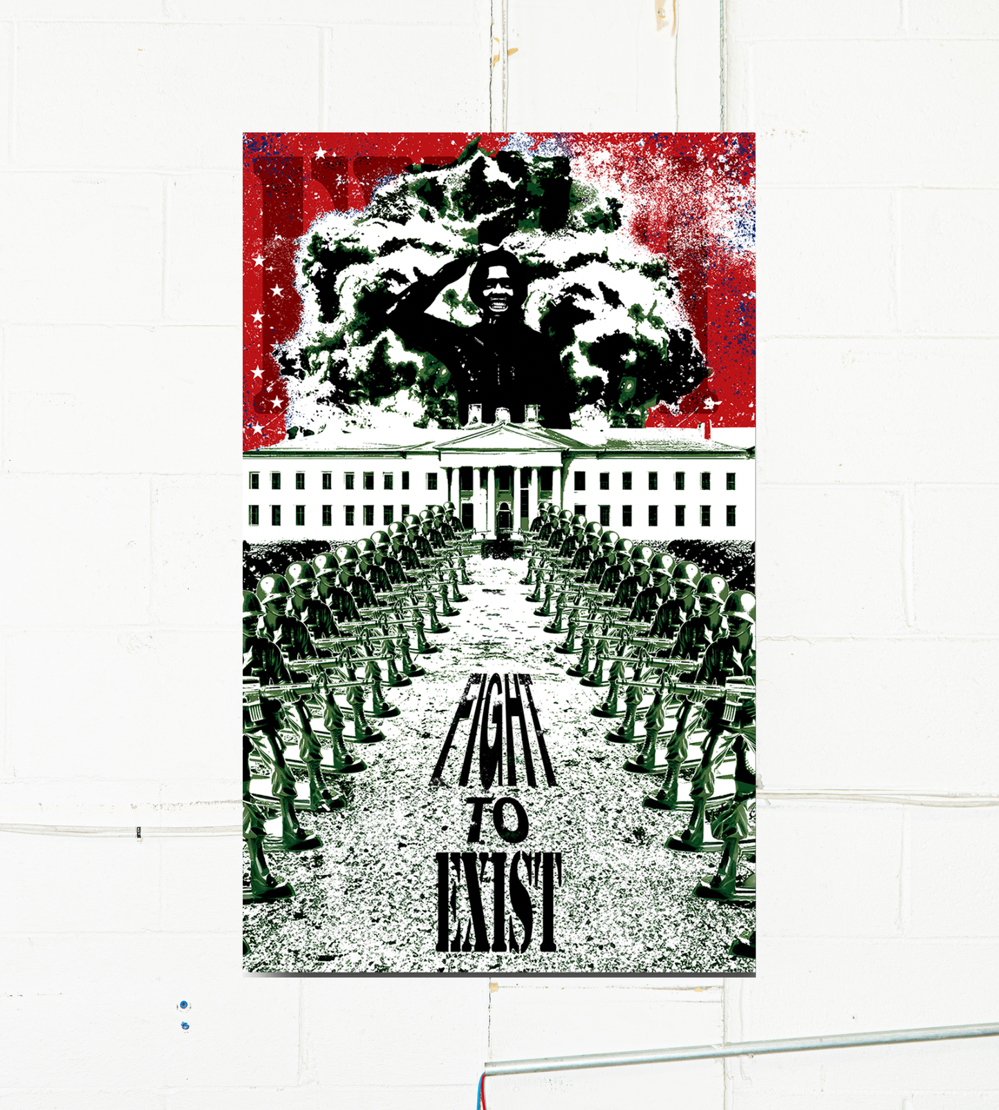 SOLDIER RICK fight to EXIST poster